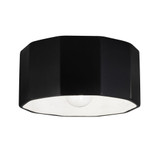 Radiance 1 Light 12.25 Inch Wide Outdoor Flush Mount by Justice Design - CER-6180W
