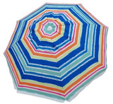 7 Foot Aluminum Manual Round Beach Umbrella by Destination Gear - 123B