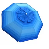7 Foot Aluminum Manual Lift Round Beach Umbrella by Destination Gear - 124W