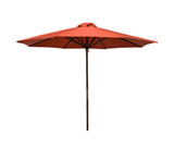 9 Foot Hardwood Pulley Lift Round Market Umbrella by Destination Gear - 128C