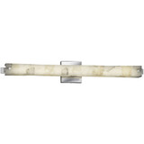 Alabaster Rocks Edge Linear Vanity Light 30.5 Inch Wide by Justice Design - ALR-8685
