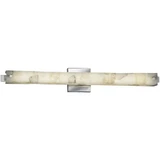 Alabaster Rocks Edge Linear Vanity Light 30.5 Inch Wide by Justice Design - ALR-8685