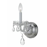 Traditional Crystal 1 Light Candle Style Wall Sconce by Crystorama - 1031