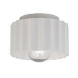 Radiance 1 Light 8 Inch Wide Outdoor Flush Mount by Justice Design - CER-6183W