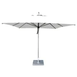 6 x 10 Foot Aluminum Pulley Lift Rectangle Market Umbrella by Bambrella - 2-0x3-0mREC-H