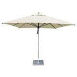 8 x 12 Foot Aluminum Pulley Lift Rectangle Market Umbrella by Bambrella - 2-5x3-5mREC-H