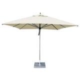 8 x 12 Foot Aluminum Pulley Lift Rectangle Market Umbrella by Bambrella - 2-5x3-5mREC-H
