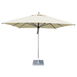 8 x 12 Foot Aluminum Pulley Lift Rectangle Market Umbrella by Bambrella - 2-5x3-5mREC-H