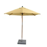 Sirocco 10 Foot Bamboo Pulley Lift Round Market Umbrella by Bambrella - 3-0m R-S