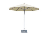 12 Foot Aluminum Pulley Lift Round Market Umbrella by Bambrella - 3-5mR-H