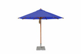 11.5 Foot Bamboo Pulley Lift Round Market Umbrella by Bambrella - 3-5m R-L