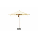 Levante 10 Foot Bamboo Pulley Lift Round Market Umbrella by Bambrella - 3mR-L