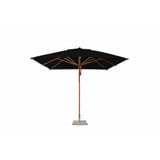 10 Foot Bamboo Pulley Lift Square Market Umbrella by Bambrella - 3m SQ-L