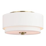 Burnaby 2 Light 13 Inch Wide Flush Mount by Vaxcel - C0278