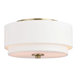Burnaby 2 Light 13 Inch Wide Flush Mount by Vaxcel - C0278
