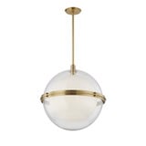Northport 1 Light Large Pendant 22 Inch Tall by Hudson Valley - 6522