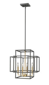 Titania 4 Light Pendant 18 Inches Wide by 18 Inches High by Z-Lite - 454-18B