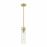 Boreas 1 Light Stem Hung Mini Pendant 13 Inch Tall by Innovations - 617-1S-G617-11