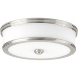 Bezel 1 Light 13 Inch Wide Flush Mount by Progress - P350086