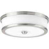 Bezel 1 Light 13 Inch Wide Flush Mount by Progress - P350086