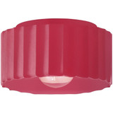 Radiance 1 Light 10 Inch Wide Medium Gear Flush Mount by Justice Design - CER-6185
