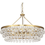 Bling 6 Light Oversized Chandelier by Robert Abbey - 1004