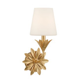 Broche 1 Light Wall Sconce 15 Inch Tall and 6.5 Inch Wide by Crystorama - 571