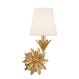 Broche 1 Light Wall Sconce 15 Inch Tall and 6.5 Inch Wide by Crystorama - 571