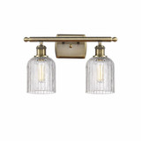 Bridal Veil 2 Art Deco Light Vanity Light by Innovations - 516-2W-G559-5
