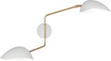 Rico Espinet Racer 2 Light Wall Light by Robert Abbey - 1528