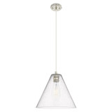 Crown Point 1 Light Cord Hung Pendant 12 Inch Wide by Innovations - 434-1P-12