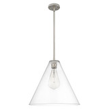 Crown Point 1 Light Stem Hung Pendant 16 Inch Wide by Innovations - 434-1S-16