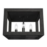 Squire Manor 4 Light 12 Inch Wide Flush Mount by Hunter Fans - 19088