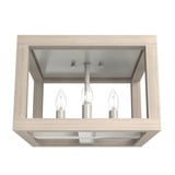 Squire Manor 4 Light 12 Inch Wide Flush Mount by Hunter Fans - 19088