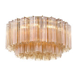 Addis 7 Light Flush Mount 11.75 Inch Tall and 22.25 Inch Wide by Crystorama - ADD-321