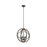 Gablecrest 4 Light Transitional Large Pendant by Hunter Fans - 19094