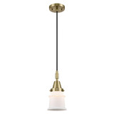 Canton 1 Light Cord Mini Pendant 5.25 Inch X 11.13 Inch Tall by Innovations - 447-1P-G18S