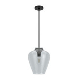 Vidria 1 Light Medium Pendant 13 Inch Tall by Hunter Fans - 19111