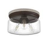 Devon Park 3 Light 13 Inch Wide Flush Mount by Hunter Fans - 19151
