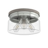 Devon Park 3 Light 13 Inch Wide Flush Mount by Hunter Fans - 19151