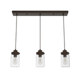 Devon Park 3 Light Linear Pendant by Hunter Fans - 19155
