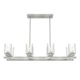 Hartland 8 Up Light Linear Chandelier by Hunter - 19159