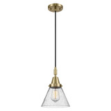 Cone 1 Light Cord Hung Mini Pendant 11.13 Inch Tall by Innovations - 447-1P-G4