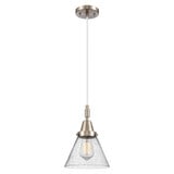 Cone 1 Light Cord Hung Mini Pendant 11.13 Inch Tall by Innovations - 447-1P-G4