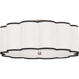 Axis 4 Light 24 Inch Wide Flush Mount by Robert Abbey - 2201