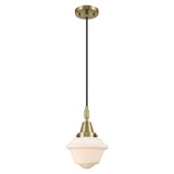 Oxford 1 Light Cord Hung Mini Pendant 9.13 Inch Tall by Innovations - 447-1P-G53