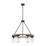 Devon Park 6 Light Large Chandelier by Hunter - 19210
