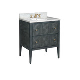 Santos 34 Inch Vanity with Rectangular Undermount Sink by Currey Company - 3800-0009