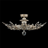 Crystal Laurel 5 Light 28 Inch Wide Flush Mount by Fine Art - 753440ST