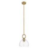 Hudson 1 Light Stem Hung Mini Pendant 8 Inch X 10 Inch Tall by Innovations - 485-1S-G486-8